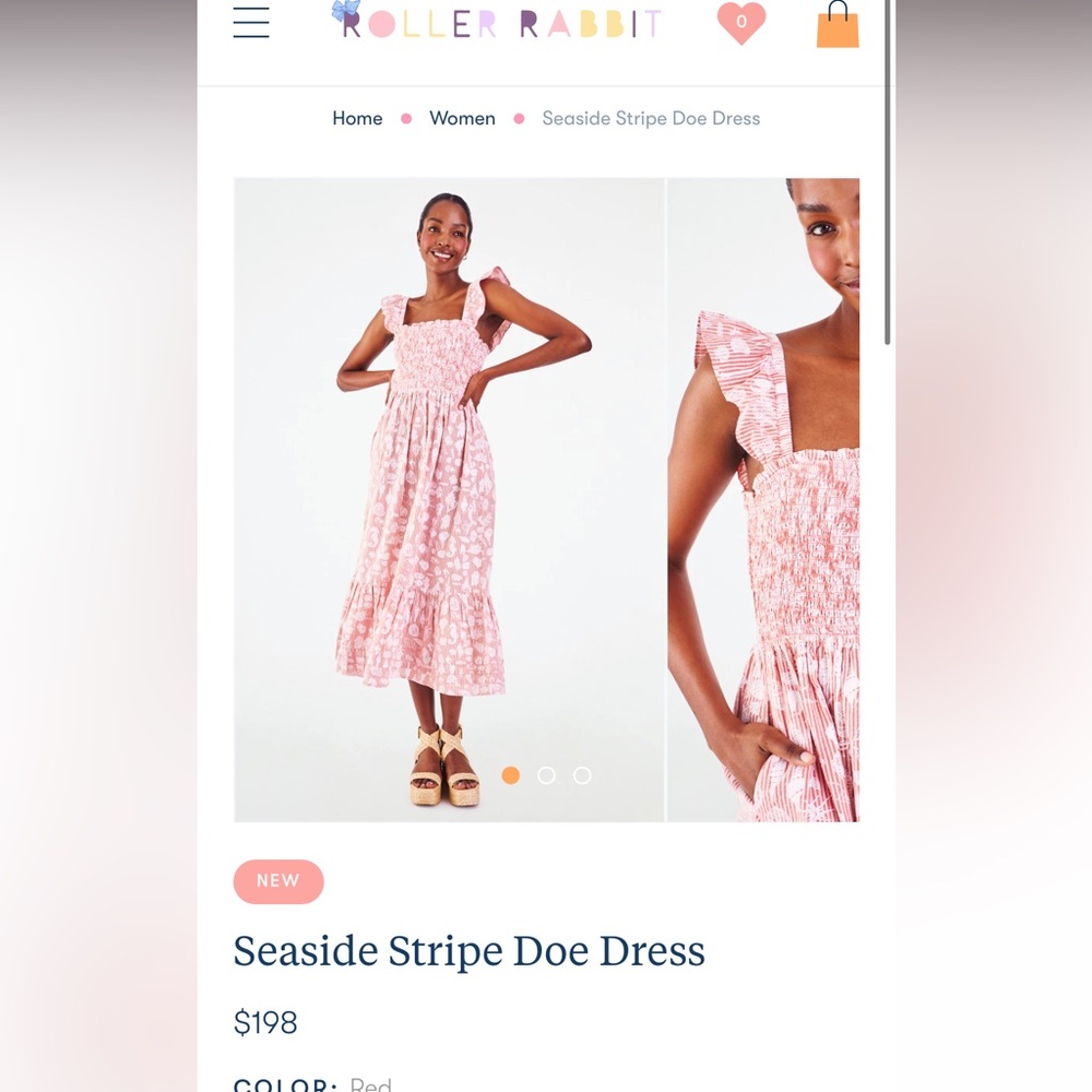 Roller rabbit midi dress